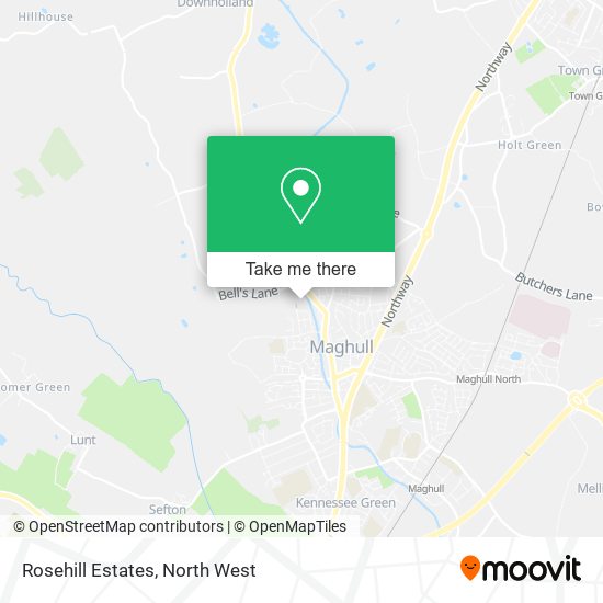 Rosehill Estates map
