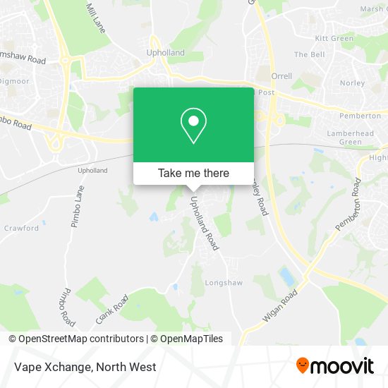 Vape Xchange map