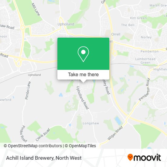 Achill Island Brewery map