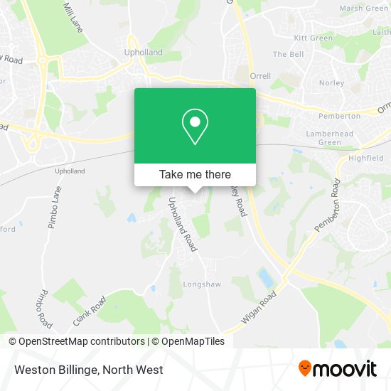 Weston Billinge map