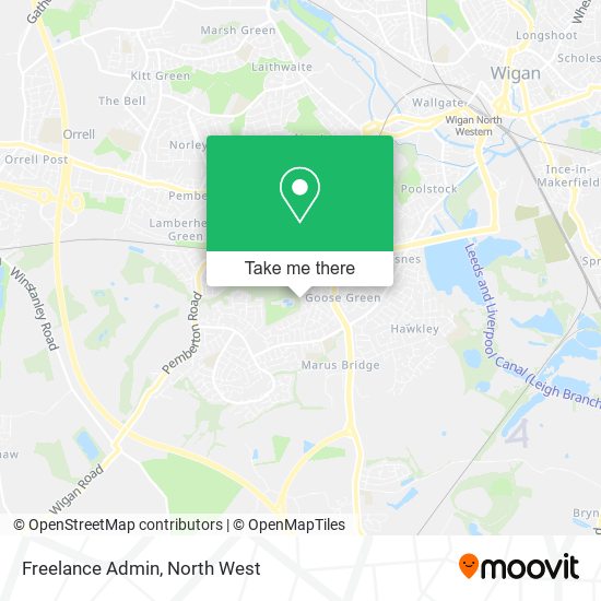 Freelance Admin map