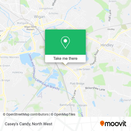 Casey's Candy map