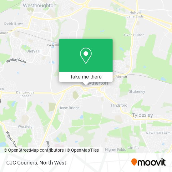 CJC Couriers map