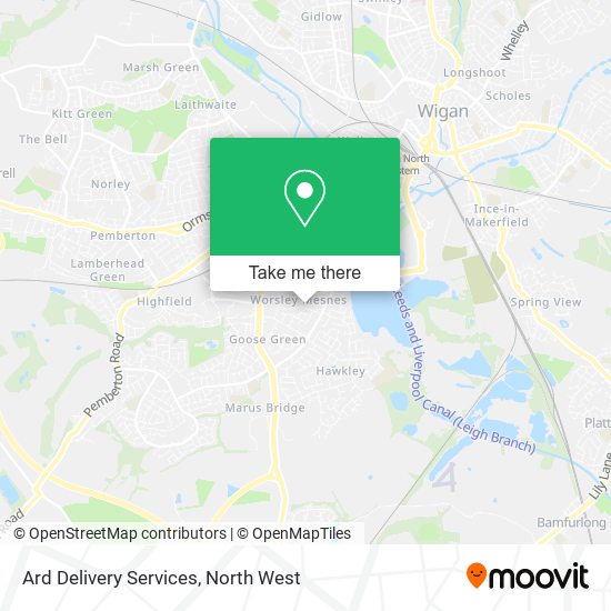 Ard Delivery Services map