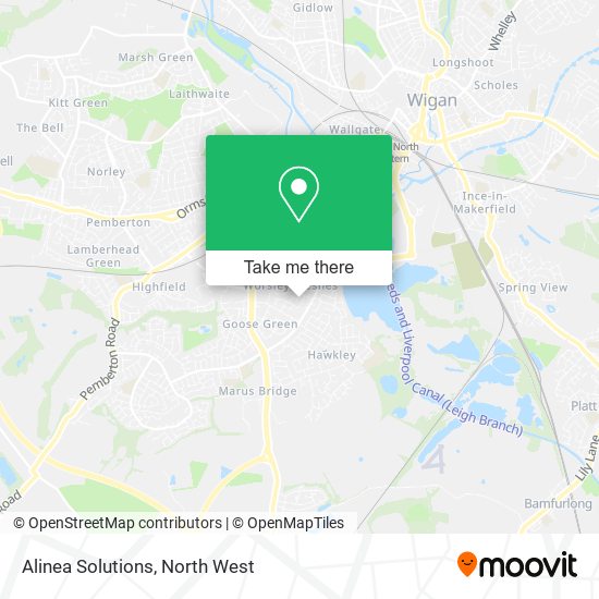 Alinea Solutions map