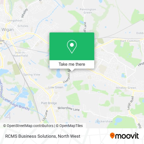RCMS Business Solutions map