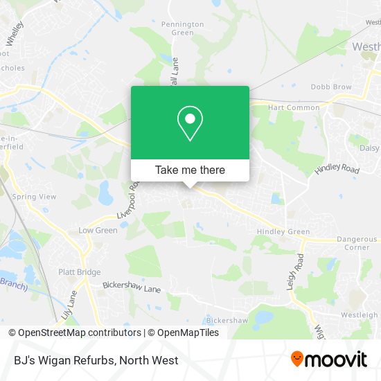 BJ's Wigan Refurbs map