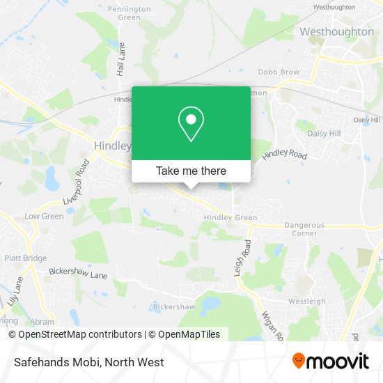 Safehands Mobi map