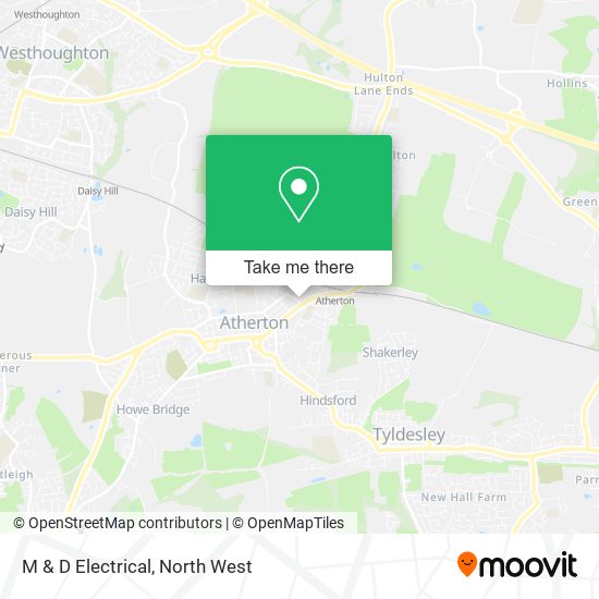 M & D Electrical map