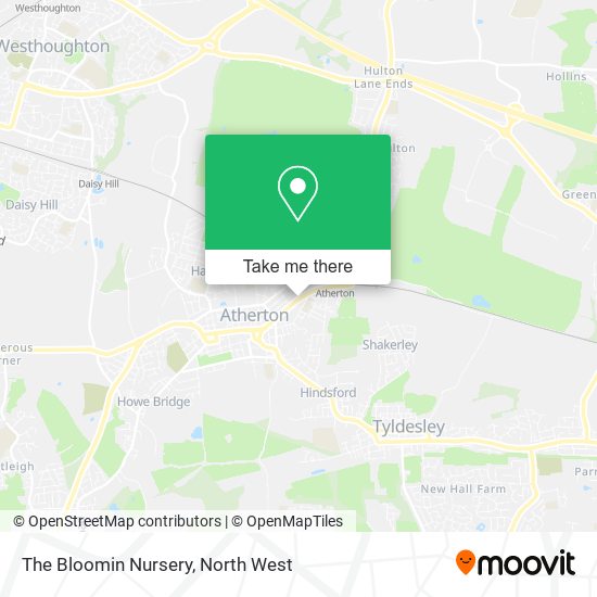The Bloomin Nursery map