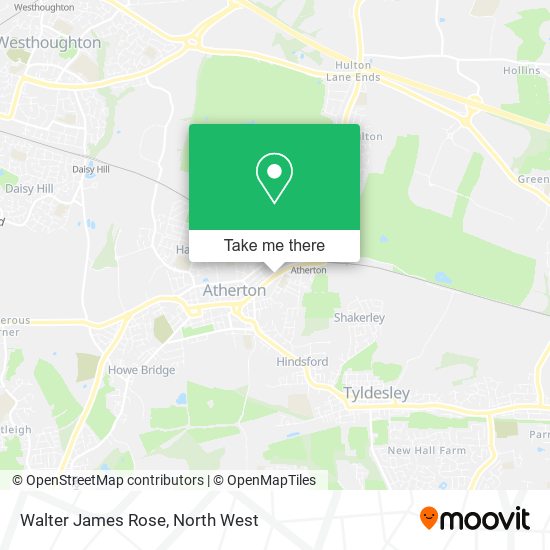 Walter James Rose map