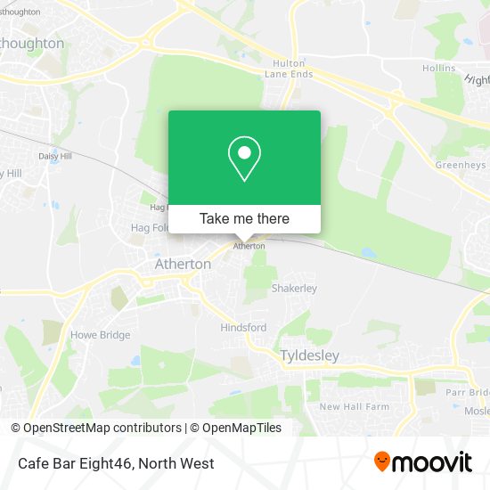 Cafe Bar Eight46 map