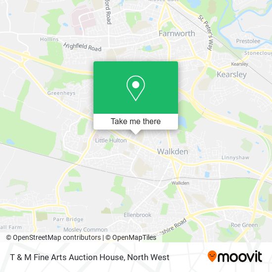 T & M Fine Arts Auction House map