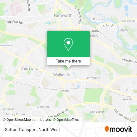 Sefton Transport map
