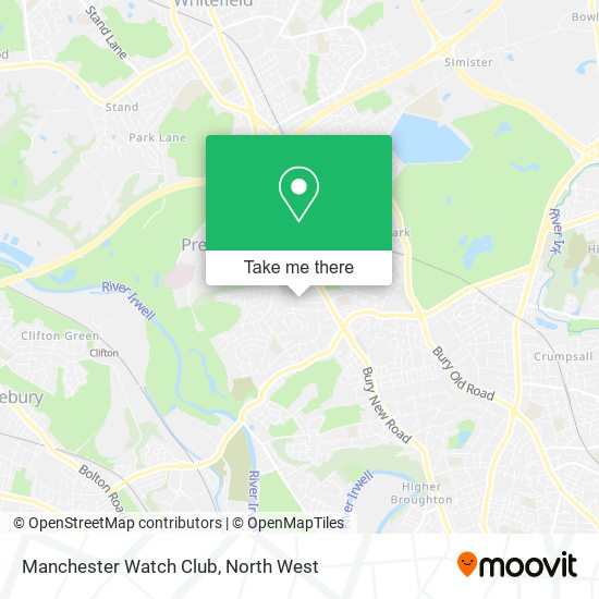 Manchester Watch Club map