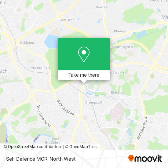 Self Defence MCR map