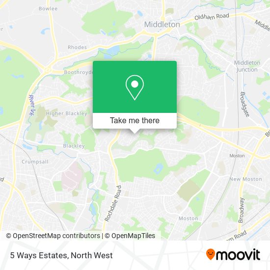 5 Ways Estates map