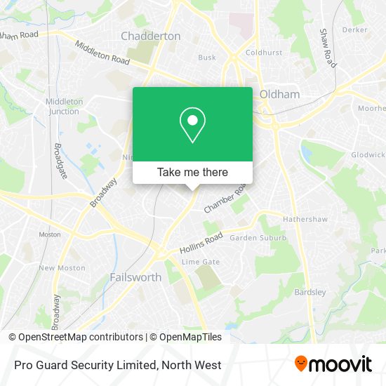Pro Guard Security Limited map