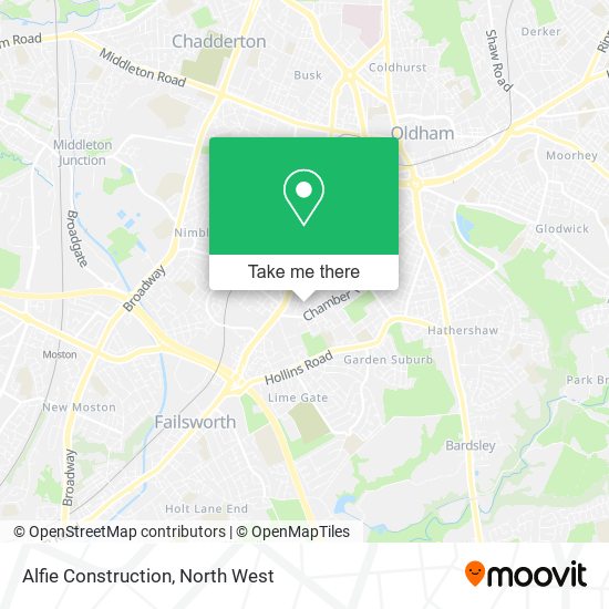 Alfie Construction map