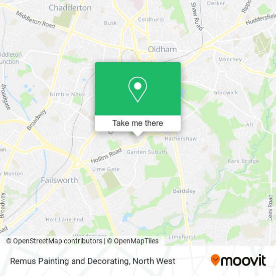 Remus Painting and Decorating map