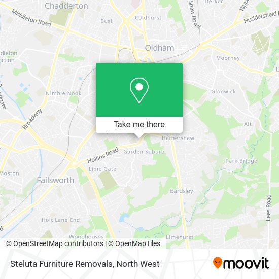 Steluta Furniture Removals map