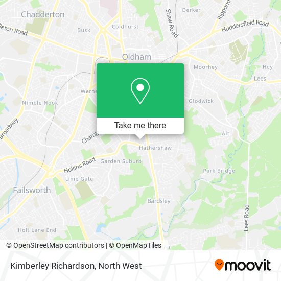 Kimberley Richardson map