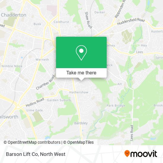 Barson Lift Co map