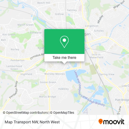 Map Transport NW map