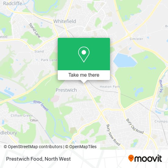 Prestwich Food map