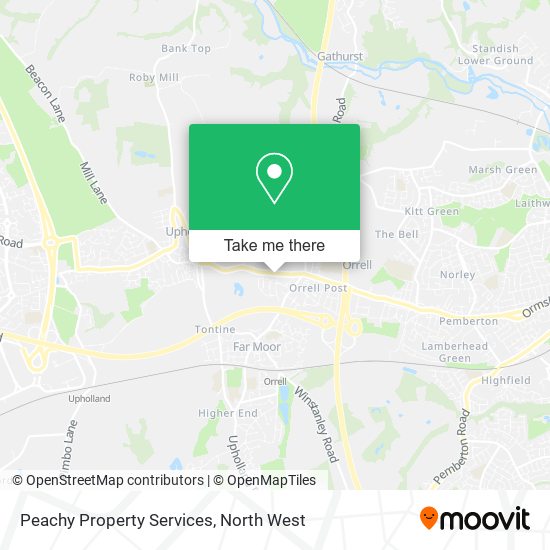 Peachy Property Services map