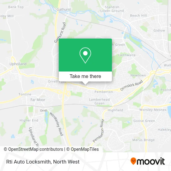 Rti Auto Locksmith map
