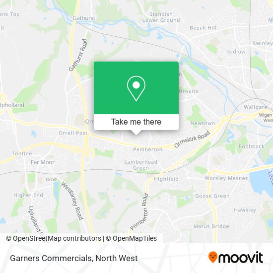 Garners Commercials map