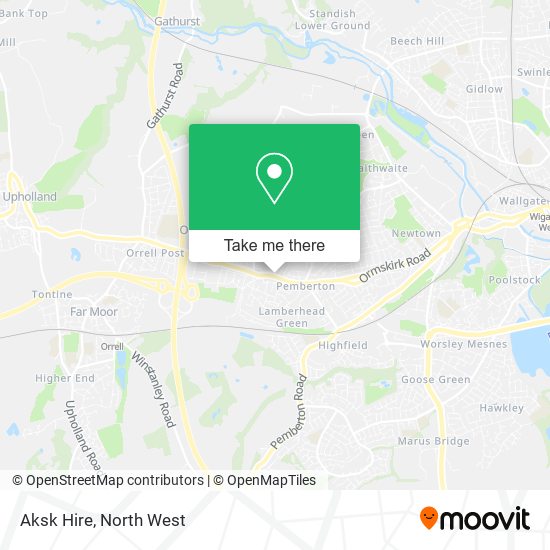 Aksk Hire map