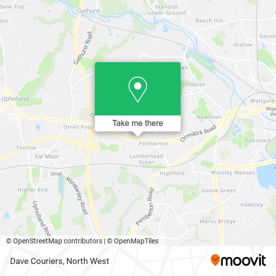 Dave Couriers map