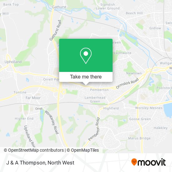 J & A Thompson map