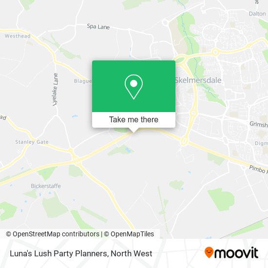 Luna's Lush Party Planners map