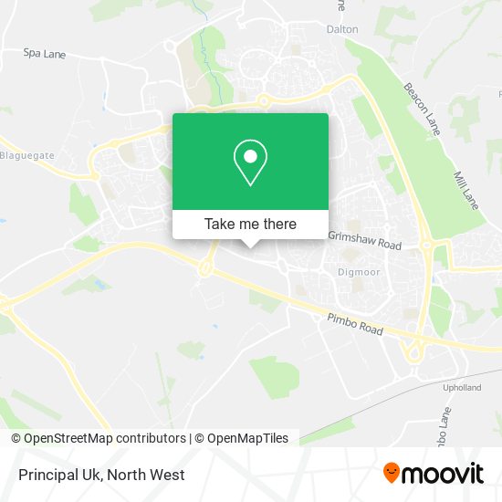 Principal Uk map