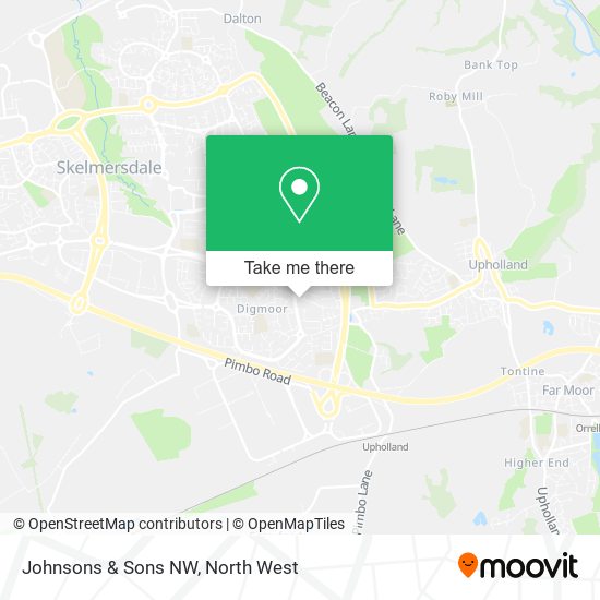 Johnsons & Sons NW map