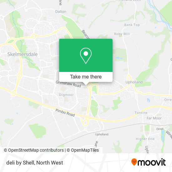 deli by Shell map