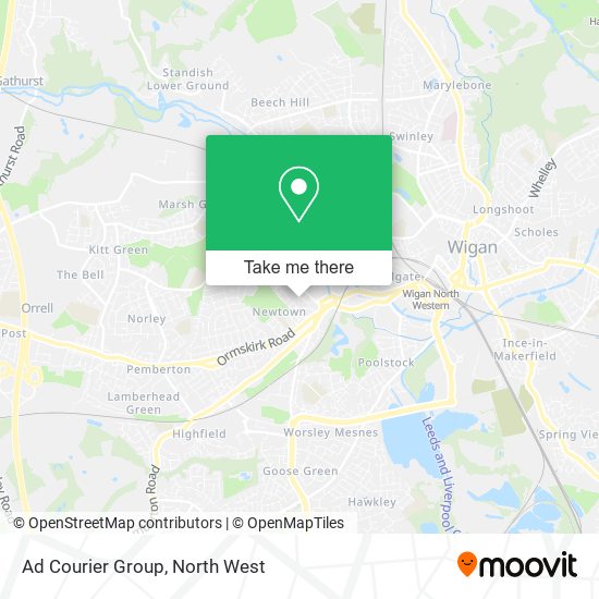 Ad Courier Group map