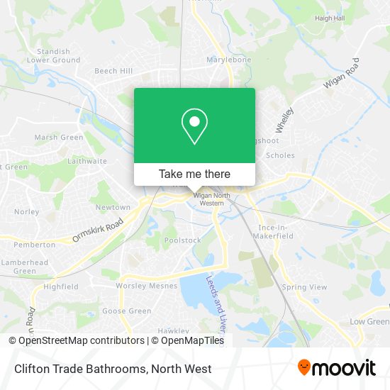 Clifton Trade Bathrooms map