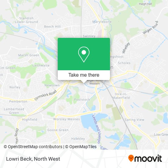 Lowri Beck map