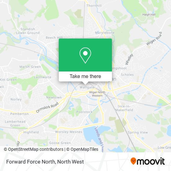 Forward Force North map