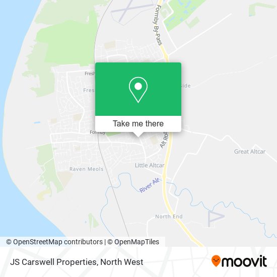 JS Carswell Properties map