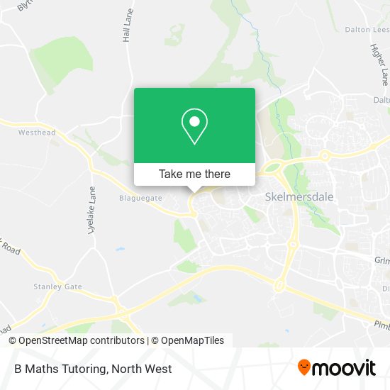 B Maths Tutoring map