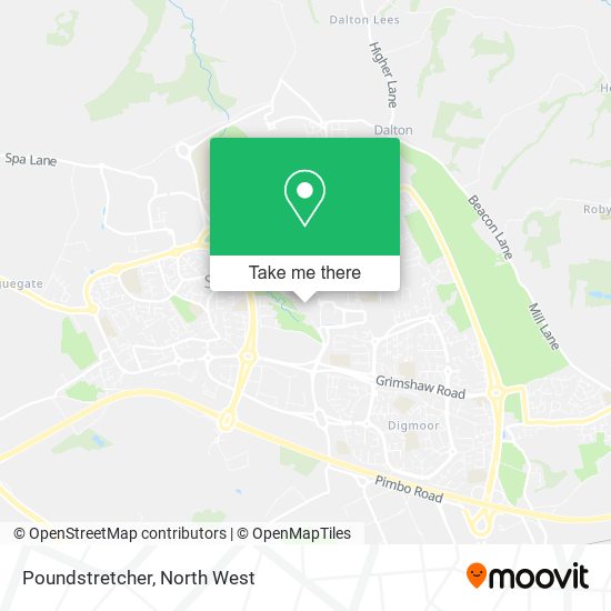Poundstretcher map