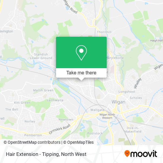 Hair Extension - Tipping map
