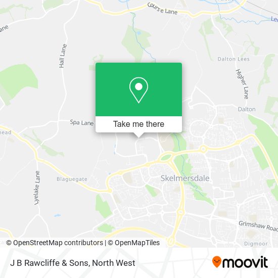J B Rawcliffe & Sons map