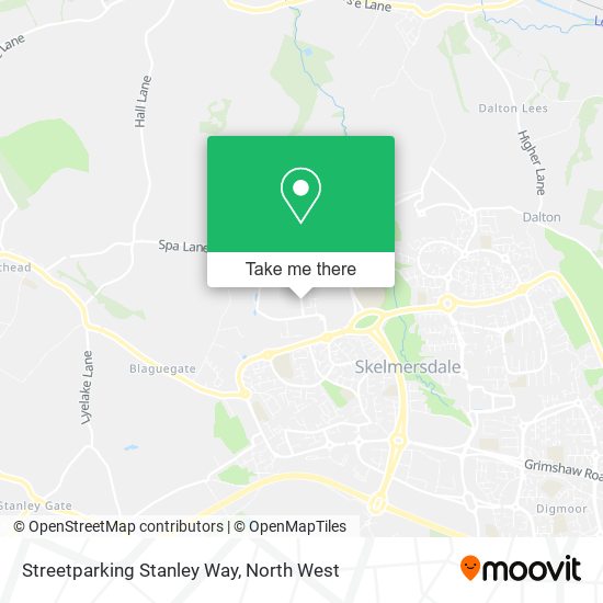 Streetparking Stanley Way map