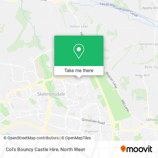 Col's Bouncy Castle Hire map